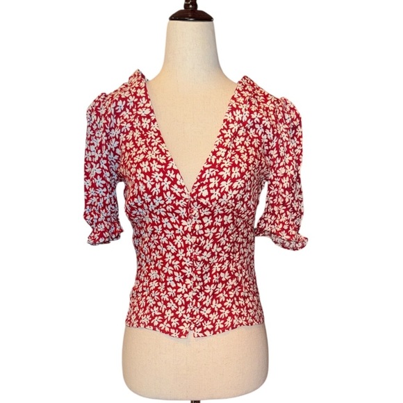 Reformation Deville Floral Blouse - Picture 6 of 7